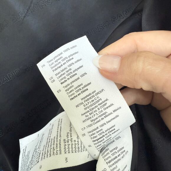 Sandro Sierra Denim Jacket - Picture 6 of 8